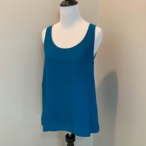 Silk VINCE Teal Top